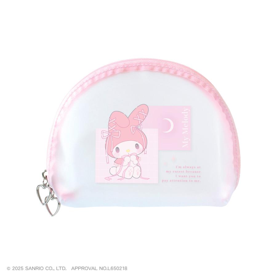 SANRIO | My Melody Clear Mat Pouch H120×W160×D50mm (Ballet Core)