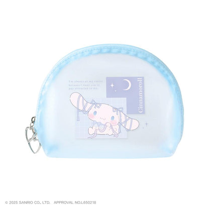 SANRIO | Cinnamoroll Clear Mat Pouch H120×W160×D50mm (Ballet Core)
