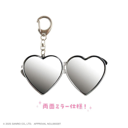 SANRIO | Usahana Heart-Shaped Mirror Keychain 100x60x10mm
