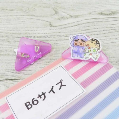 Crayon Shin-Chan | Acrylic Clips Corner Pair Clips Set 52x35mm (Buriburizaemon)