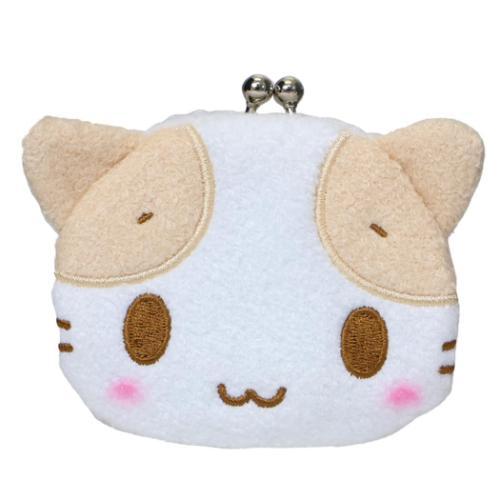 SANRIO | Marshmallow Marshmallow-mitaina-fuwafuwanyanko Clasp Coin Purse 130×85×25mm