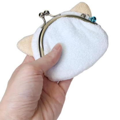 SANRIO | Marshmallow Marshmallow-mitaina-fuwafuwanyanko Clasp Coin Purse 130×85×25mm