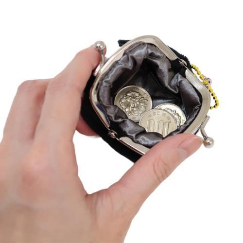 SANRIO | Hello Kitty Coin Purse Petite Clasp Keychain 65x55x45mm (Black)