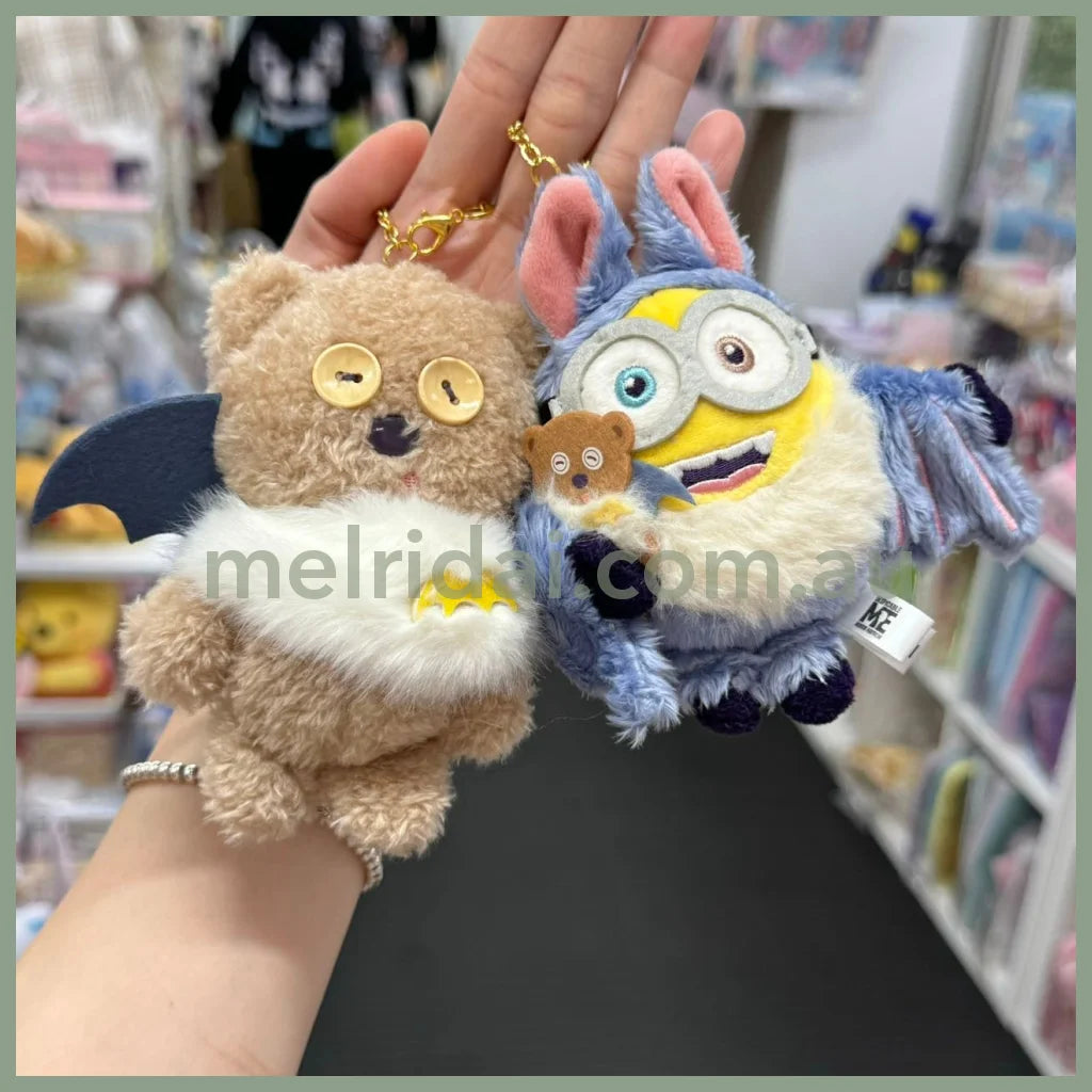 Usj｜Minions Bob Mascot Holder Plush Keychain (Halloween)
