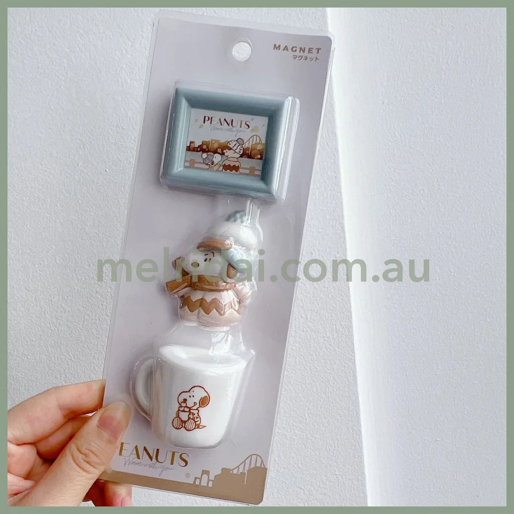 Usjpeanuts Snoopy Warm With You Magnet Set