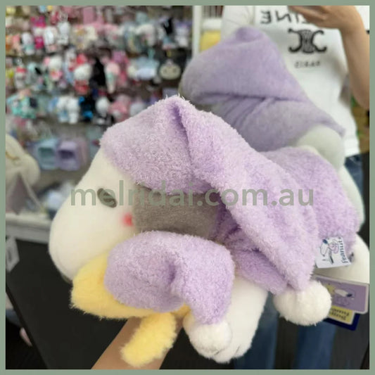 Usj｜Peanuts Snoopy With Woodstock Plush Toy L (Pyjama)
