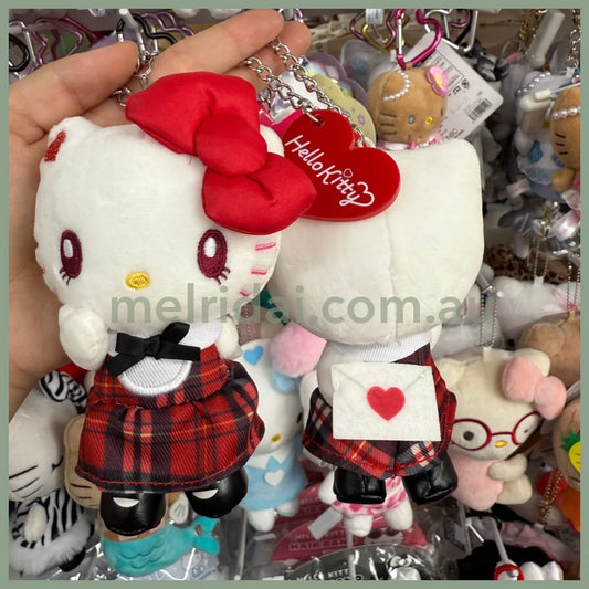 USJ | Sanrio Hello Kitty Plush Keychain Mascot Holder with Ballchain 10cm Approx.