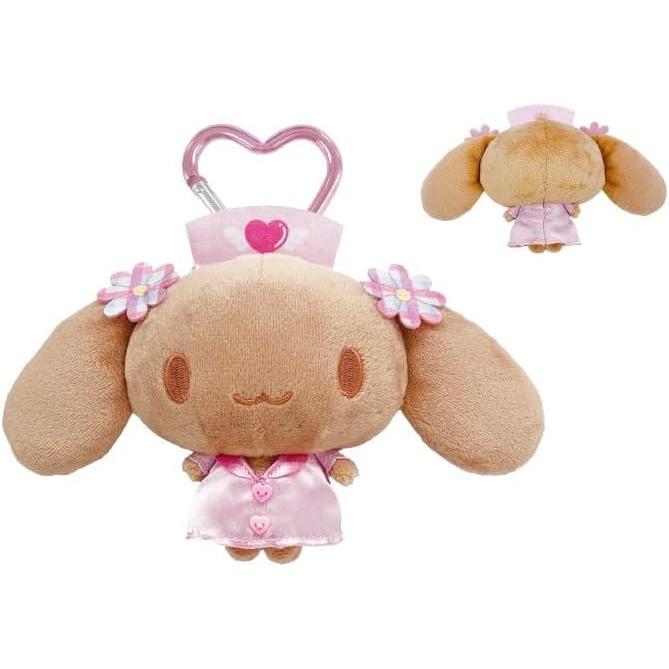 SANRIO | Cinnamo Angels Mascot Holde Bag Charm Keychain 110x180x60mm (Mocha)