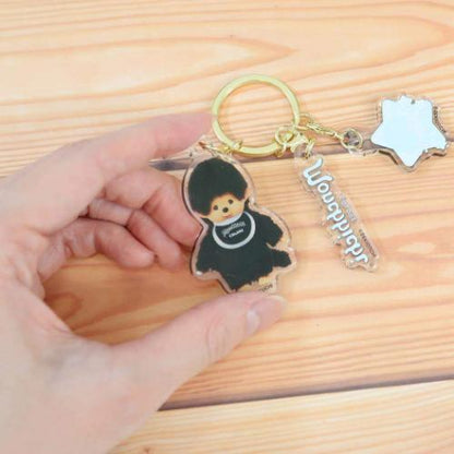 MONCHHICHI | Triple Acrylic Keychain Vol. 2 Keyring 33x52x3mm (COLORS Black)