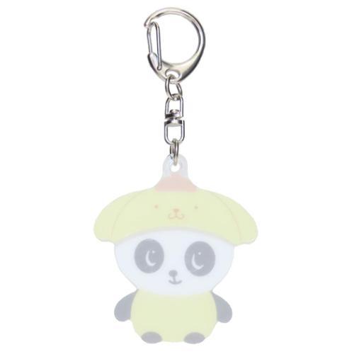 SANRIO x Marimo Craft Panshell | Pom Pom Purin Acrylic Keychain 57x155x7mm