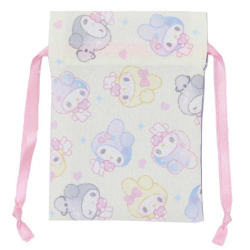 【Made in Japan】SANRIO | Mini Drawstring Bag Pouch 90x120mm (My Melody 50th Anniversary)