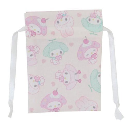 【Made in Japan】SANRIO | Mini Drawstring Bag Pouch 90x120mm (My Melody 50th Anniversary)