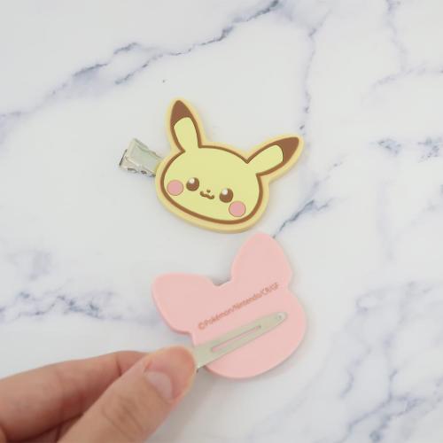 Pokemon | Mascot Hair Clip 48.8×60.5mm (Pikachu & Pichu)