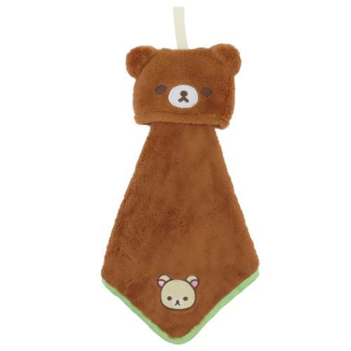 San-X | Chairoikoguma Hand Towel with Loop 250×250mm