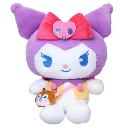 SANRIO | Kuromi Plush Toy Plush Doll S 240×195×130mm (Retro Japanese Candy Kuppy Ramune)