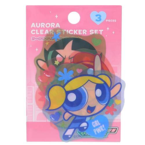 The Powerpuff Girls | Aurora Clear Sticker Set 68x60mm (B)