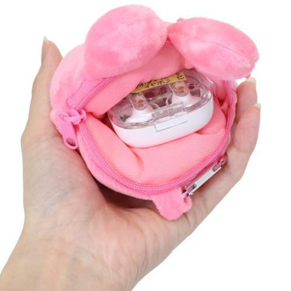 SANRIO | My Melody Mini Pouch with Carabiner Bag Charm Plush keychain 185x120x55mm (Y2K)