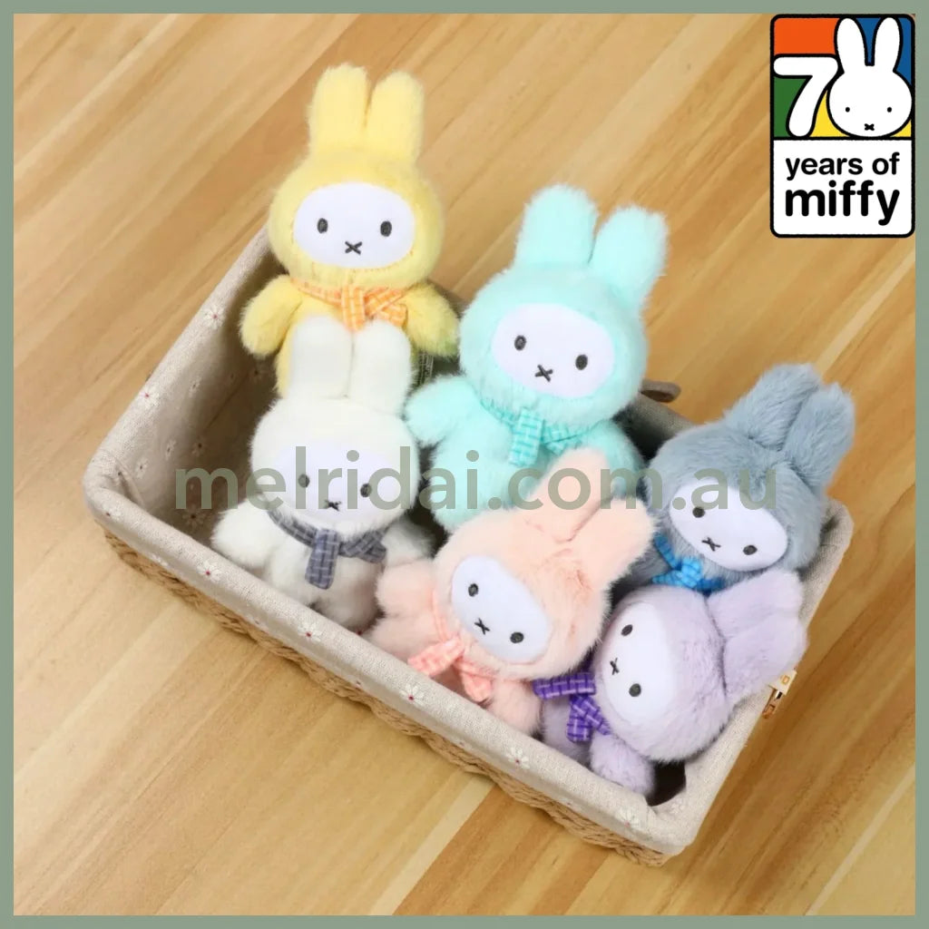 VIPO x Miffy | Macaron Standing Plush Keychain Blind Box 14cm Approx. Random (Order six to get a complete box)