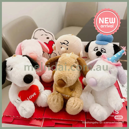 VIPO x Peanuts | Snoopy Cute Pals Series Plush Keychain Blind Box 100 x 100 x 150mm (order six for complete box)