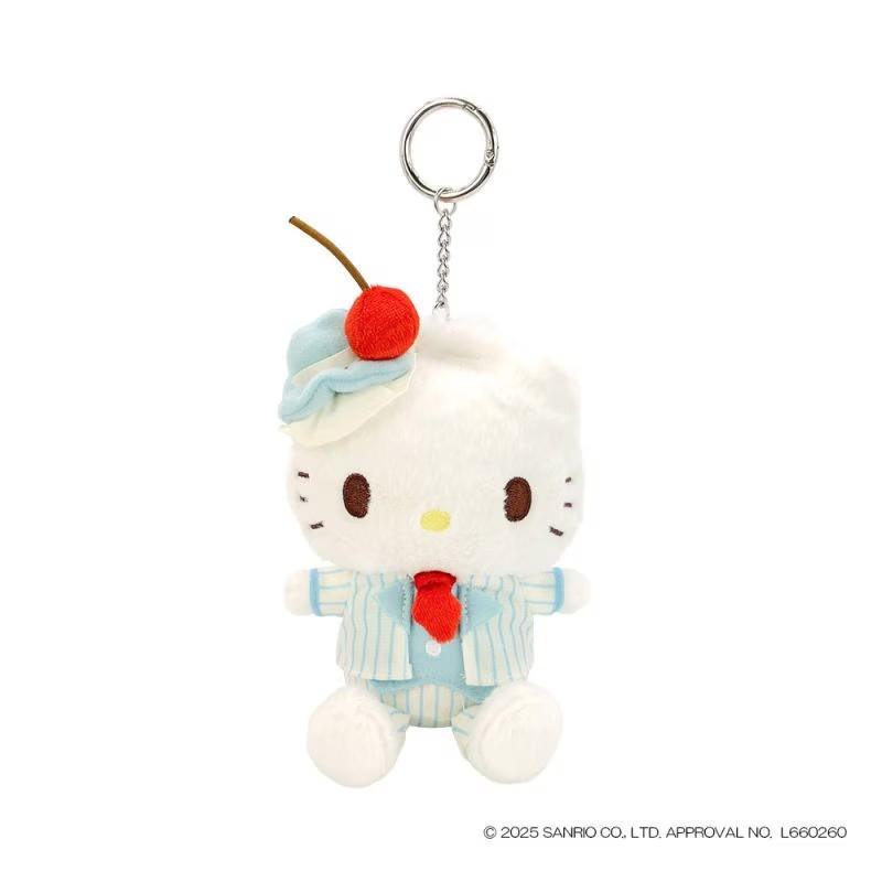 SANRIO | Dear Daniel Mascot Holder Bag Charm Keychain 130x145x60mm (Sky Blue Cherry Cake)