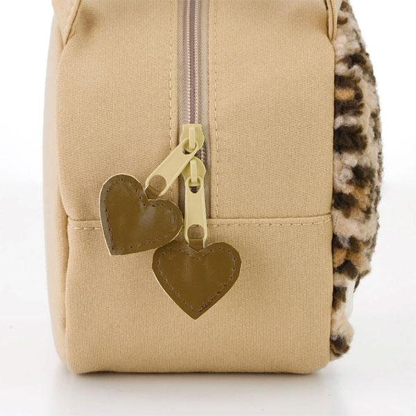 Monchhichi | Skater Leopard Die Cut Lunch Bag Handbag 176x101x166mm