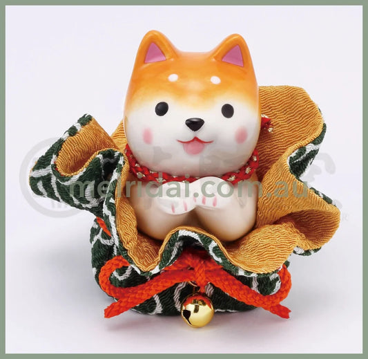 Yakushigama | Lucky Shiba 6.5Cm |9690 药师窑 幸运柴犬摆件