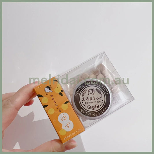 Yojiyayuzu Aroma Wood & Oil Set +