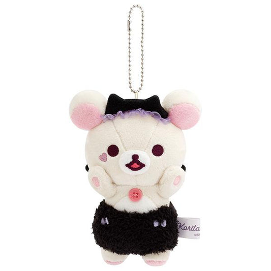 SAN-X | Korilakkuma Hanging Plush Keychain Bag Charm 140×100×55mm (Korilakkuma's Little Devil Feeling))