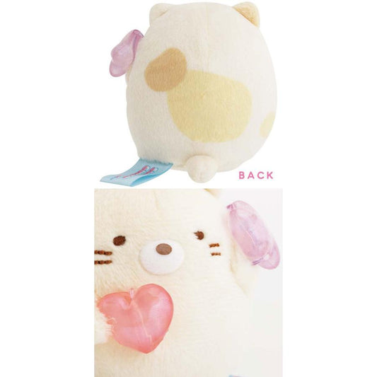 SAN-X | Sumikkogurashi Neko Tenori Plush SS 55×50×60mm (Gummy Gummy Party Theme)