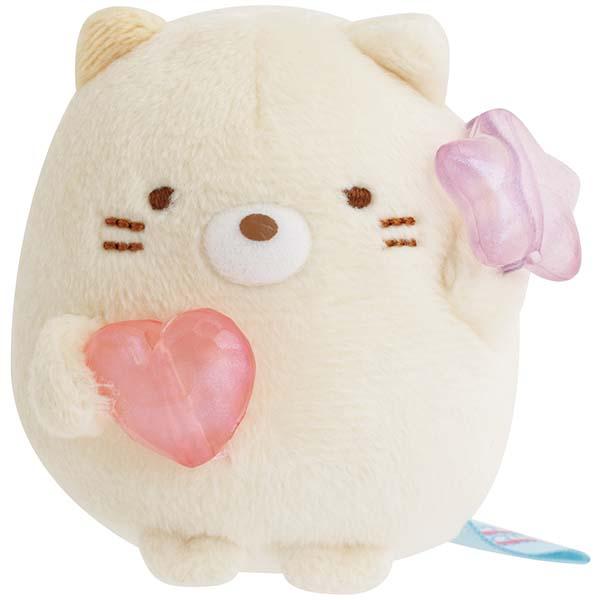 SAN-X | Sumikkogurashi Neko Tenori Plush SS 55×50×60mm (Gummy Gummy Party Theme)