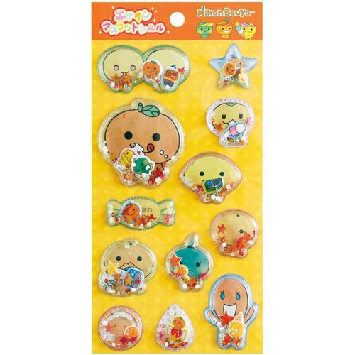 San-X | Mikan Bouya Air-in Mascot Sticker 200×95mm