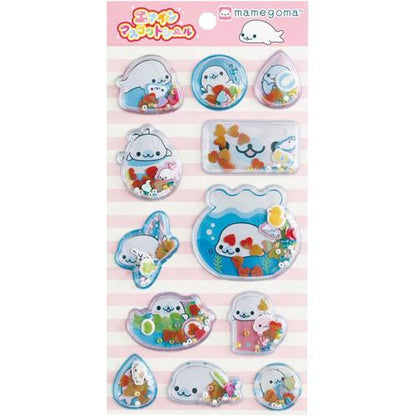 San-X | Mamegoma Air-in Mascot Sticker 200×95mm
