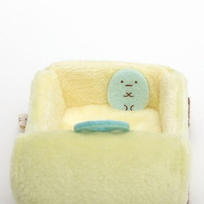 SAN-X | Sumikko Gurashi Tenori Plush Toy Penguin Car 40×60×95mm