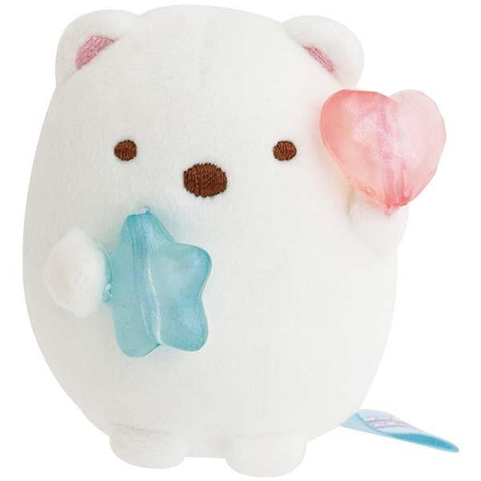 SAN-X | Sumikkogurashi Shirokuma Tenori Plush SS 55×50×60mm (Gummy Gummy Party Theme)