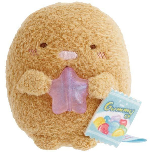 SAN-X | Sumikkogurashi Tonkatsu Tenori Plush SS 55×50×60mm (Gummy Gummy Party Theme)