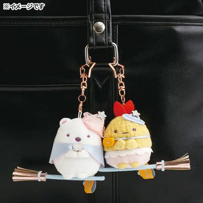 San-X | Sumikko Gurashi Shirokuma Hanging Plush Toy Bag Charm Keychain 70×95×45mm (Magical Halloween)