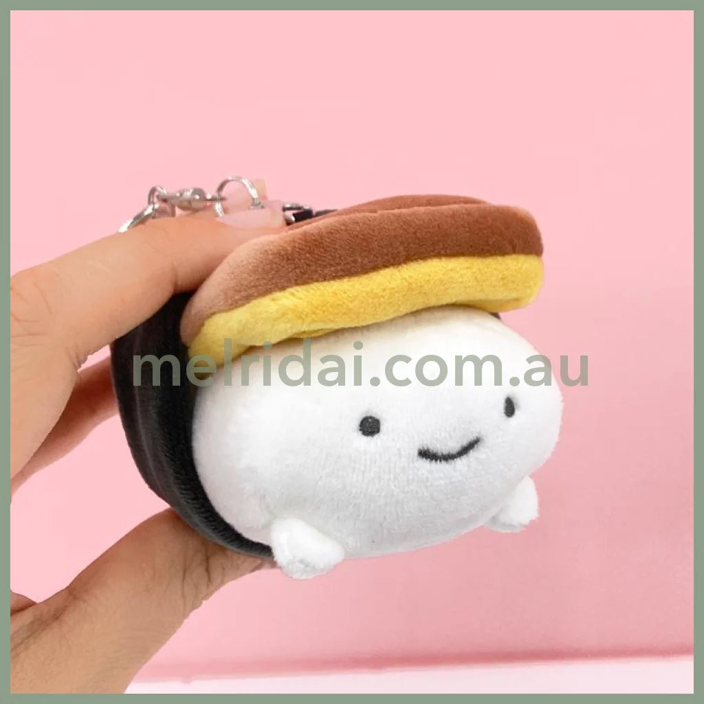 Yuri Yokomizo’s | Anything Creature Mascot Holder Bag Charm Keychain 60x65x85mm (Tropical Rice Ball)