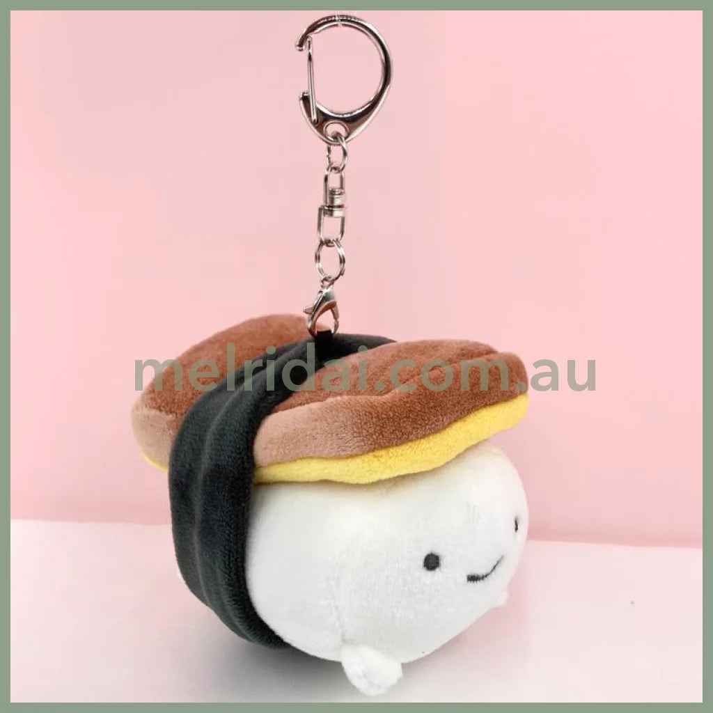 Yuri Yokomizo’s | Anything Creature Mascot Holder Bag Charm Keychain 60x65x85mm (Tropical Rice Ball)