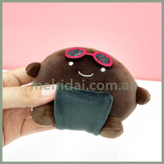 Yuri Yokomizo’s | Anything Creature Plush Toy Plush Doll 80x90x100mm (Burnt Rice Ball)