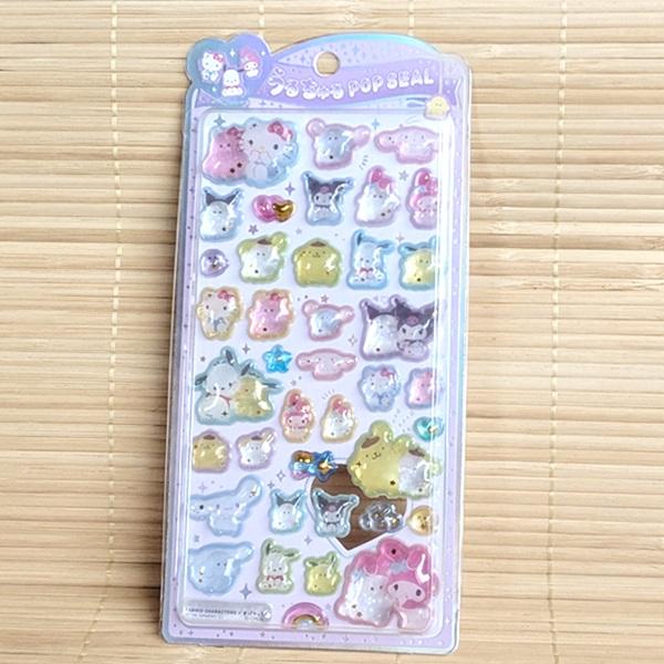 CRUX | SANRIO UruChuru Pop Seal Pop Sticker 165×80×2mm (Obakenu)