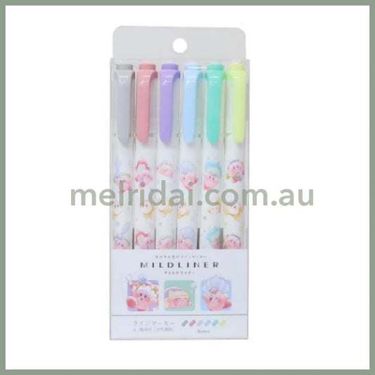 Zebra | Kirby Mildliner Double-Sided Highlighter Set Of 6