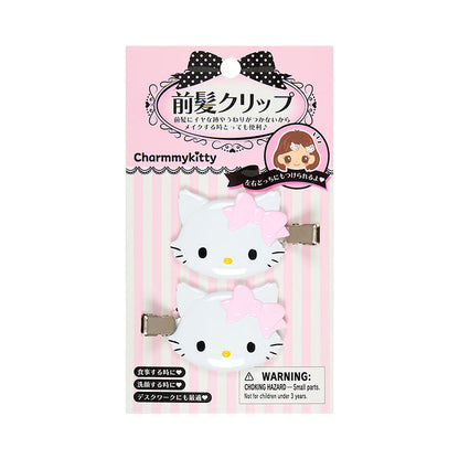 SANRIO | Bangs Clip Hair Clip 2 set 5.6×1×3.4cm (Charmmy Kitty)