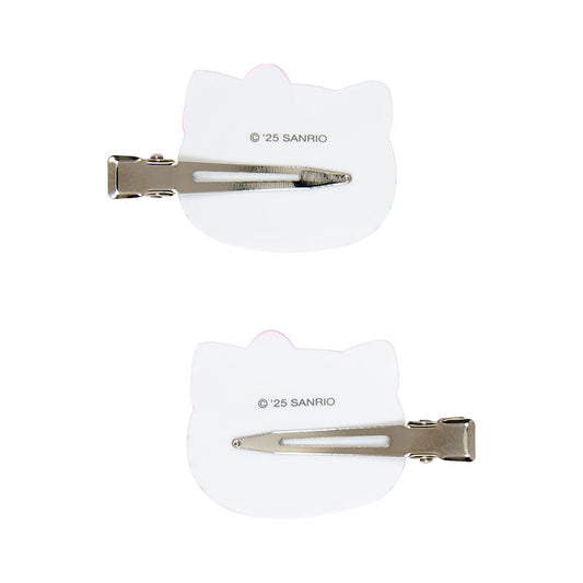 SANRIO | Bangs Clip Hair Clip 2 set 5.6×1×3.4cm (Hello Kitty - Pink)