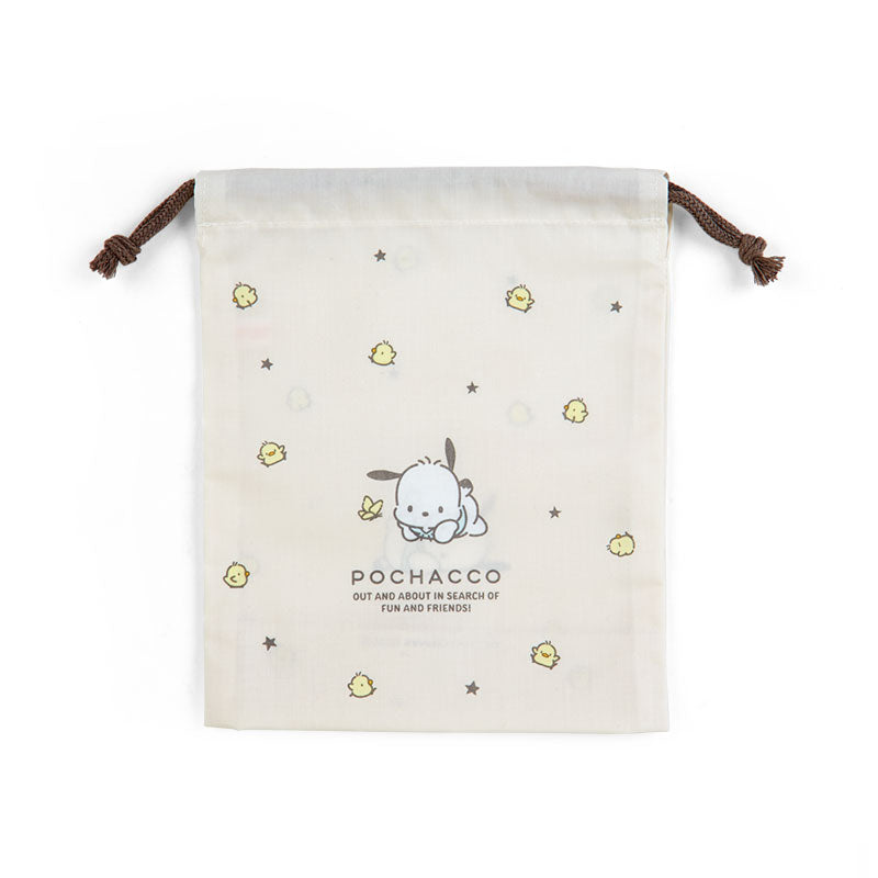 Sanrio | Drawstring Bag S 15×7×19Cm / Pochacco