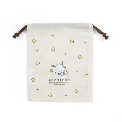 Sanrio | Drawstring Bag S 15×7×19Cm / Pochacco