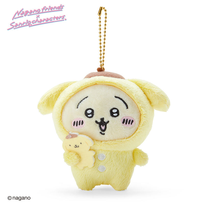 Nagano Friends X Sanrio | Chiikawa Mascot Holder Approx.11Cm // Pom Purin Usagi