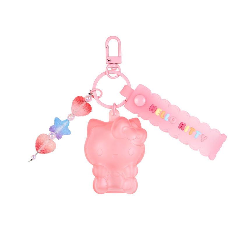 Sanrio | Keychain Key Holder 6.3×2×5Cm (Gummy Candy) 日本三丽鸥 立体挂件/包挂/钥匙链（软糖风） 凯蒂猫Hello Kitty