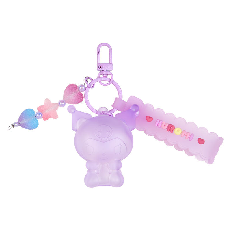Sanrio | Keychain Key Holder 6.3×2×5Cm (Gummy Candy) 日本三丽鸥 立体挂件/包挂/钥匙链（软糖风） 库洛米Kuromi
