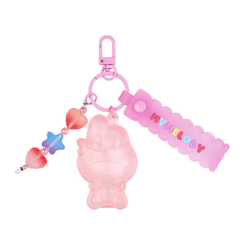 Sanrio | Keychain Key Holder 6.3×2×5Cm (Gummy Candy) 日本三丽鸥 立体挂件/包挂/钥匙链（软糖风） 美乐蒂My Melody