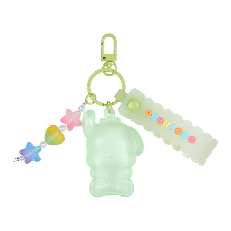 Sanrio | Keychain Key Holder 6.3×2×5Cm (Gummy Candy) 日本三丽鸥 立体挂件/包挂/钥匙链（软糖风） 帕恰狗Pochacco